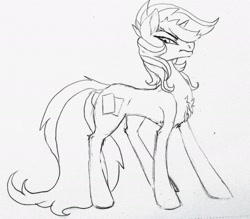 Size: 1992x1744 | Tagged: safe, artist:brainiac, derpibooru exclusive, derpibooru import, oc, oc:blackjack, pony, unicorn, fallout equestria, fallout equestria: project horizons, doodle, fanfic art, female, mare, sketch, solo