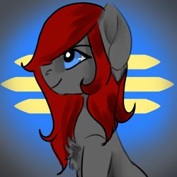 Size: 1024x1024 | Tagged: safe, artist:brainiac, derpibooru import, oc, oc:cerise, pony, christmas gift, solo