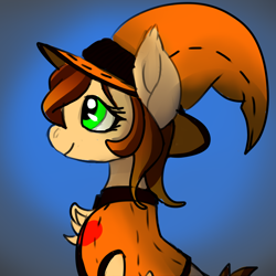 Size: 1024x1024 | Tagged: safe, artist:brainiac, derpibooru import, oc, oc:pumpkin spice, pony, christmas gift, solo