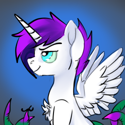 Size: 1024x1024 | Tagged: safe, artist:brainiac, derpibooru import, oc, oc:netori, pony, christmas gift, solo