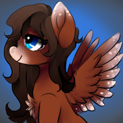 Size: 1024x1024 | Tagged: safe, artist:brainiac, derpibooru import, oc, oc only, oc:sierra flyer, pony, christmas gift, solo