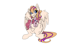 Size: 1920x1200 | Tagged: safe, artist:brainiac, derpibooru exclusive, derpibooru import, oc, oc only, oc:clever porcupine, pegasus, pony, 2020 community collab, chest fluff, derpibooru community collaboration, simple background, solo, transparent background