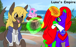 Size: 1920x1200 | Tagged: safe, artist:brainiac, derpibooru import, part of a set, derpy hooves, second life, slponycon