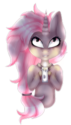 Size: 1024x1791 | Tagged: safe, artist:adakola, ponerpics import, oc, oc only, oc:grim, bust, candle, simple background, solo, transparent background