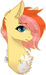 Size: 881x1438 | Tagged: safe, artist:adakola, ponerpics import, oc, oc only, oc:kali kardia, pony, bust, female, mare, portrait, simple background, solo, transparent background