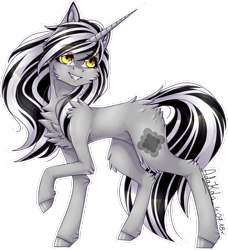 Size: 1024x1122 | Tagged: safe, artist:adakola, ponerpics import, oc, oc:scenic star, pony, unicorn, chest fluff, female, mare, simple background, solo, transparent background