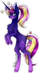 Size: 692x1279 | Tagged: safe, artist:adakola, ponerpics import, oc, oc:flare parade, pony, unicorn, female, mare, rearing, simple background, solo, transparent background