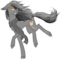 Size: 1280x1241 | Tagged: safe, artist:adakola, derpibooru import, ponerpics import, oc, oc:winston, earth pony, pony, clothes, male, monocle, scarf, simple background, solo, stallion, transparent background