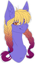 Size: 840x1509 | Tagged: safe, artist:adakola, derpibooru import, ponerpics import, oc, oc:azure moon, pony, bust, female, mare, portrait, simple background, solo, transparent background