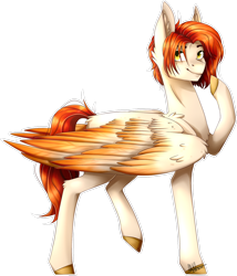 Size: 1280x1495 | Tagged: safe, artist:adakola, derpibooru import, ponerpics import, oc, oc:gaash, pony, seraph, multiple wings, simple background, solo, transparent background