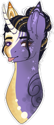 Size: 811x1852 | Tagged: safe, artist:adakola, derpibooru import, ponerpics import, oc, oc:eclipse, pony, unicorn, bust, female, mare, portrait, simple background, solo, transparent background