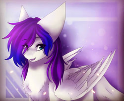 Size: 960x778 | Tagged: safe, artist:primarylilybrisk, derpibooru import, oc, oc only, pegasus, pony, female, folded wings, heterochromia, mare, signature, solo, wings