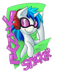 Size: 1689x2172 | Tagged: safe, artist:hirurux, derpibooru import, dj pon-3, vinyl scratch, pony, unicorn, headphones, simple background, smiling, solo, transparent background