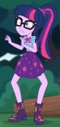 Size: 367x780 | Tagged: safe, derpibooru import, screencap, sci-twi, twilight sparkle, better together, equestria girls, stressed in show, cropped, shrunken pupils, solo