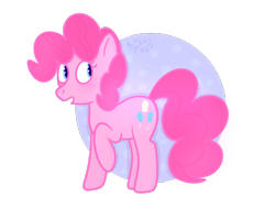 Size: 600x450 | Tagged: safe, artist:queenbluestar, derpibooru import, pinkie pie, earth pony, pony, female, simple background, solo, transparent background