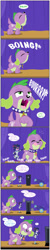 Size: 1280x6367 | Tagged: safe, artist:bbbhuey, derpibooru import, sci-twi, spike, spike the regular dog, trixie, twilight sparkle, dog, equestria girls, burp, clapping, licking, licking lips, spikepred, spipred, tongue, tongue out, vore