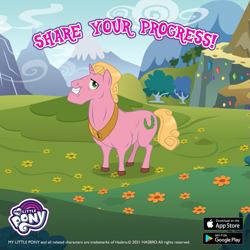 Size: 843x843 | Tagged: safe, derpibooru import, idw, pony, unicorn, fiendship is magic, advertisement, emperor incitatus, gameloft, idw showified, male, official, stallion