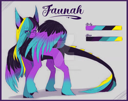 Size: 1280x1014 | Tagged: safe, artist:primarylilybrisk, derpibooru import, oc, oc only, pegasus, deviantart watermark, female, glasses, looking at you, mare, obtrusive watermark, reference sheet, solo, spread wings, standing, unshorn fetlocks, watermark, wings