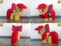 Size: 1152x864 | Tagged: safe, artist:dexamethason, derpibooru import, apple bloom, earth pony, pony, female, filly, irl, photo, plushie