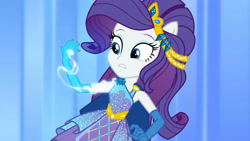 Size: 3410x1920 | Tagged: safe, derpibooru import, screencap, rarity, better together, equestria girls, rollercoaster of friendship, female, high res, ponied up, solo