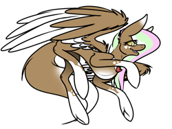 Size: 1600x1200 | Tagged: safe, artist:sketchytwi, derpibooru import, oc, oc only, pegasus, pony, coat markings, colored wings, pegasus oc, simple background, smiling, socks (coat marking), solo, transparent background, two toned wings, wings