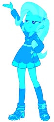 Size: 451x1024 | Tagged: safe, artist:jesus0385, derpibooru import, trixie, equestria girls, simple background, solo, white background