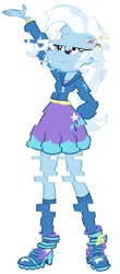 Size: 451x1024 | Tagged: safe, artist:jesus0385, derpibooru import, trixie, equestria girls, error, glitch, simple background, solo, white background