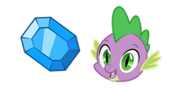 Size: 290x145 | Tagged: safe, derpibooru import, spike, dragon, cursor, diamond, gem, green eyes, head only, male, open mouth, open smile, purple body, purple scales, simple background, smiling, solo, teeth, transparent background