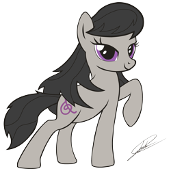 Size: 2900x2900 | Tagged: safe, artist:dsonic720, artist:ichiban-iceychan1517, color edit, derpibooru import, edit, octavia melody, earth pony, pony, colored, female, mare, rarity pose, simple background, solo, transparent background