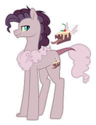 Size: 1533x1986 | Tagged: safe, artist:auroranovasentry, derpibooru import, oc, oc:decadent jinx, hybrid, interspecies offspring, male, offspring, parent:discord, parent:pinkie pie, parents:discopie, solo