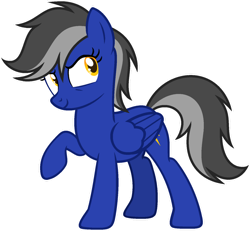 Size: 1024x948 | Tagged: safe, artist:pegasski, derpibooru import, oc, oc:thunder crack, pegasus, pony, female, mare, simple background, solo, transparent background