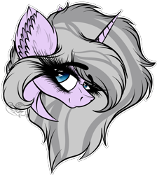 Size: 1480x1649 | Tagged: safe, artist:beamybutt, derpibooru import, oc, oc only, pony, unicorn, bust, ear fluff, ears, eyelashes, female, horn, mare, simple background, smiling, solo, transparent background, unicorn oc