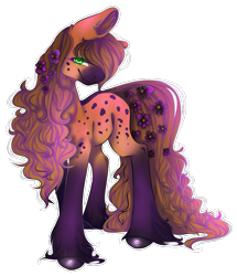 Size: 927x1080 | Tagged: safe, artist:sketchytwi, derpibooru import, oc, oc only, earth pony, pony, earth pony oc, female, flower, flower in hair, hoof fluff, mare, simple background, solo, transparent background