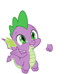 Size: 911x877 | Tagged: safe, artist:sketchmcreations, edit, editor:undeadponysoldier, spike, dragon, cute, disembodied hand, explanation in the description, happy, hug, side hug, simple background, solo, spikabetes, transparent background, vector, vector edit, winged spike, your character here