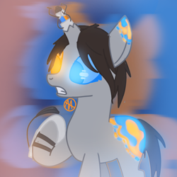 Size: 2048x2048 | Tagged: safe, derpibooru import, pony, unicorn, chell, oc i think?, ponified, portal, portal (valve), portal2