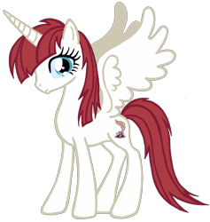 Size: 2182x2297 | Tagged: safe, artist:telasra, derpibooru import, oc, oc:fausticorn, alicorn, pony, alicorn oc, eyelashes, female, horn, mare, simple background, solo, transparent background, wings