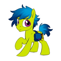 Size: 680x680 | Tagged: safe, artist:jewellier, derpibooru import, oc, oc only, oc:scobis opera, earth pony, bag, male, oda 997, simple background, solo, stallion, white background, young, younger