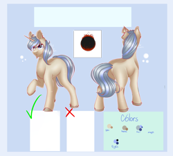 Size: 3000x2700 | Tagged: safe, artist:fantisai, derpibooru import, oc, oc only, pony, unicorn, abstract background, duo, hoof polish, raised hoof, raised leg, reference sheet