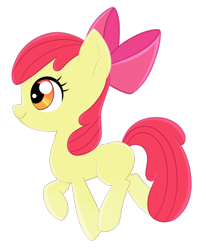 Size: 922x1120 | Tagged: safe, artist:sleepykoinu, derpibooru import, apple bloom, earth pony, pony, female, filly, profile, side view, simple background, smiling, solo, sticker, transparent background