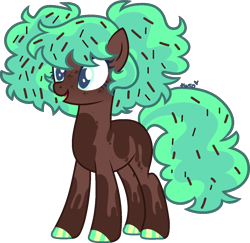 Size: 1324x1288 | Tagged: safe, artist:kurosawakuro, derpibooru import, oc, earth pony, pony, female, mare, simple background, solo, transparent background