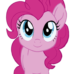 Size: 1280x1267 | Tagged: safe, artist:benpictures1, pinkie pie, earth pony, pony, my little pony: the movie, cute, diapinkes, female, inkscape, mare, simple background, solo, transparent background, vector