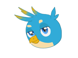 Size: 843x627 | Tagged: safe, artist:wrath-marionphauna, derpibooru import, gallus, griffon, head only, simple background, solo, transparent background