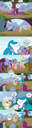 Size: 1000x3941 | Tagged: safe, artist:kayman13, derpibooru import, edit, edited screencap, screencap, berry punch, berryshine, bon bon, cherry berry, cloud kicker, daisy, dinky hooves, flower wishes, lightning bolt, linky, mare do well, mayor mare, millie, minuette, rainbow dash, ruby pinch, sassaflash, sea swirl, seafoam, shoeshine, sweetie drops, twilight sparkle, twinkleshine, unicorn twilight, white lightning, pony, unicorn, the mysterious mare do well, comic, detective, grammar error, hot air balloon, jenny wakeman, my life as a teenage robot, ponified, screencap comic, speech bubble