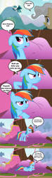 Size: 1000x3378 | Tagged: safe, artist:kayman13, derpibooru import, edit, edited screencap, screencap, mayor mare, rainbow dash, the mysterious mare do well, comic, hot air balloon, jenny wakeman, my life as a teenage robot, screencap comic, speech bubble