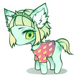 Size: 1175x1193 | Tagged: safe, artist:miioko, derpibooru import, oc, oc only, earth pony, pony, clothes, ear fluff, ears, earth pony oc, eyelashes, female, headband, mare, simple background, solo, transparent background