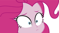 Size: 10118x5723 | Tagged: safe, artist:wissle, derpibooru import, pinkie pie, better together, equestria girls, friendship math, absurd resolution, female, insecure, nervous, simple background, small eyes, solo, transparent background, uncertain, vector, worried