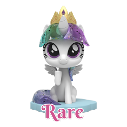 Size: 1000x1000 | Tagged: safe, derpibooru import, part of a set, twilight sparkle, twilight sparkle (alicorn), alicorn, pony, figurine, kwistal fwenz, merchandise, mighty jaxx, not celestia, simple background, solo, transparent background