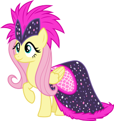 Size: 3000x3177 | Tagged: safe, artist:cloudyglow, derpibooru import, fluttershy, green isn't your color, .ai available, simple background, solo, transparent background, vector