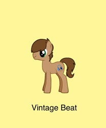 Size: 640x770 | Tagged: safe, derpibooru import, oc, oc only, oc:vintage beat, earth pony, pony creator, simple background