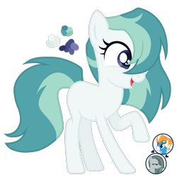 Size: 1800x1800 | Tagged: safe, artist:magicuniclaws, derpibooru import, fire streak, marble pie, oc, earth pony, pony, crack ship offspring, female, filly, offspring, open mouth, open smile, parent:fire streak, parent:marble pie, simple background, smiling, teenager, transparent background